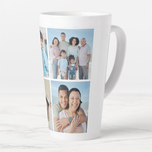 Tasse Latte Créez votre propre collection de photos 4 (Angle droit)