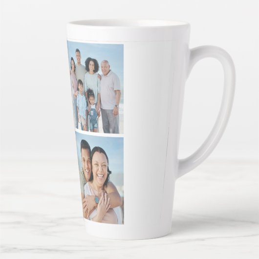 Tasse Latte Créez votre propre collection de photos 4 (Droite)