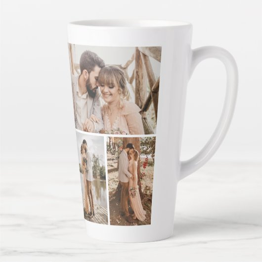 Tasse Latte Créez votre propre collection de photos 4 (Droite)