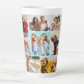 Tasse Latte Créez votre propre collection de photos 8 (Devant)