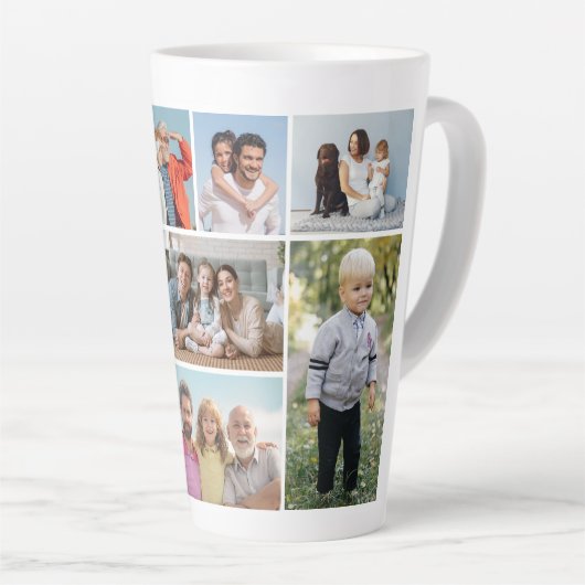 Tasse Latte Créez votre propre collection de photos 8 (Angle droit)