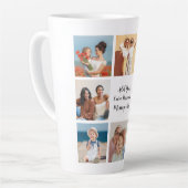 Tasse Latte Créez votre propre collection de photos 8 Ajouter (Angle gauche)