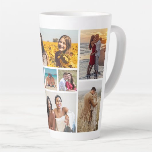 Tasse Latte Créez votre propre collection de photos 9 (Angle droit)