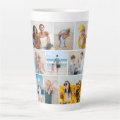 Tasse Latte Créez votre propre collection de photos 9 (Devant)