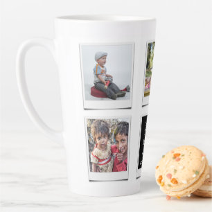 Tasse Latte Créez votre propre collection de photos de famille