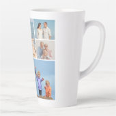Tasse Latte Créez votre propre collection photo de 6 personnes (Droite)