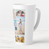 Tasse Latte Créez votre propre collection photo de 6 personnes (Angle droit)