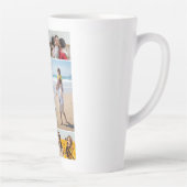 Tasse Latte Créez votre propre collection photo de 6 personnes (Droite)