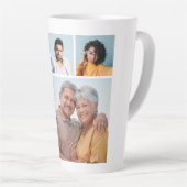 Tasse Latte Créez votre propre collection photo de 6 personnes (Angle droit)