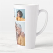 Tasse Latte Créez votre propre collection photo de 6 personnes (Droite)