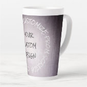 Tasse Latte Créez votre propre Customisé (Angle droit)