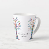 Tasse Latte Créez Votre Propre Devis Inspirationnel (Angle droit)