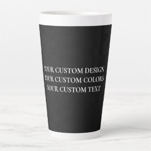 Tasse Latte Créez votre propre personnalisation