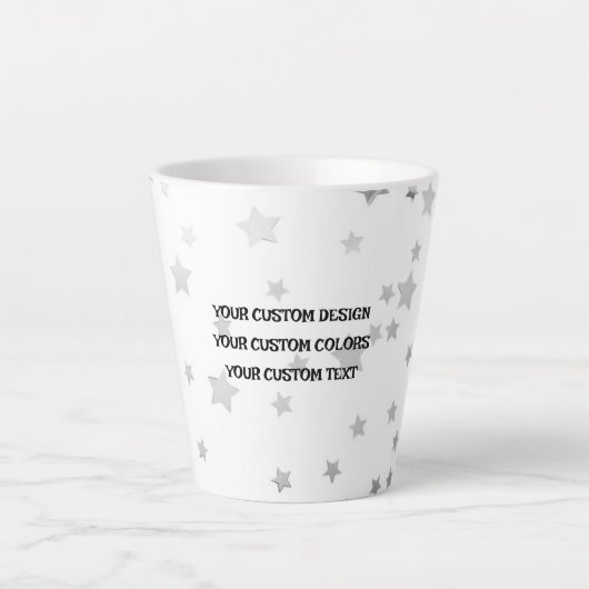 Tasse Latte Créez votre propre personnalisation (Devant)