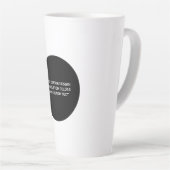 Tasse Latte Créez votre propre personnalisation (Angle droit)