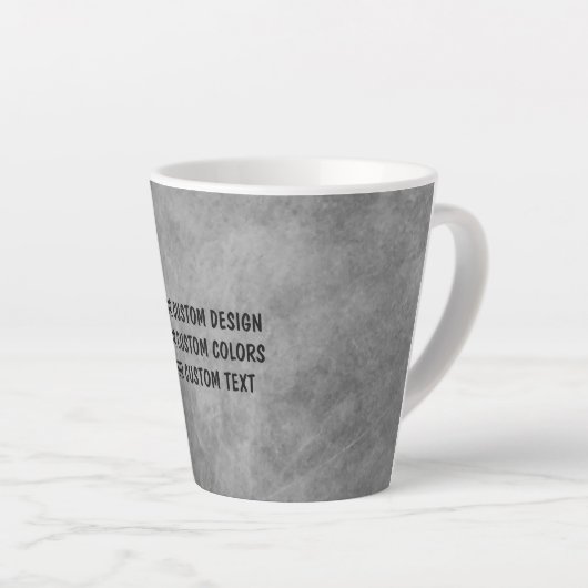 Tasse Latte Créez votre propre personnalisation personnalisée (Angle droit)