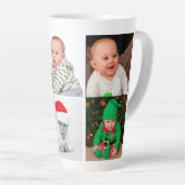 Tasse Latte Créez votre propre photo de bébé (Angle droit)