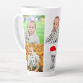 Tasse Latte Créez votre propre photo de bébé (Angle gauche)