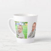 Tasse Latte Créez votre propre photo de bébé (Angle gauche)