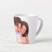 Tasse Latte Créez votre propre photo personnalisée (Angle droit)