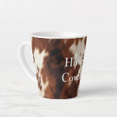 Tasse Latte Crème Brown Vachette du sud-ouest (Angle gauche)