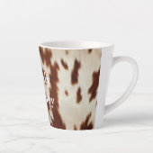 Tasse Latte Crème Brown Vachette du sud-ouest (Droite)