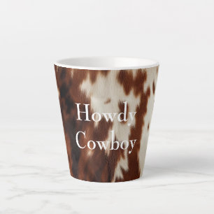 Tasse Latte Crème Brown Vachette du sud-ouest