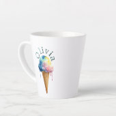 Tasse Latte Crème Glacée (Angle gauche)