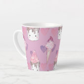 Tasse Latte Crème glacée de Marshmallow (Angle gauche)