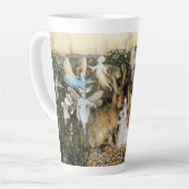 Tasse Latte Crépuscule fée par John Anster Fitzgerald (Angle gauche)