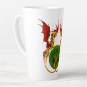 Tasse Latte Crescent Céleste Lune Et Dragons (Angle gauche)