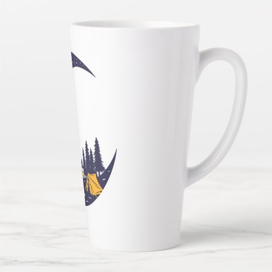 Tasse Latte Crescent Moon Adventure Camping (Droite)