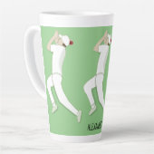 Tasse Latte Cricket (Angle gauche)