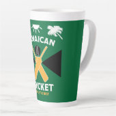 Tasse Latte Cricket jamaïcain (Angle droit)