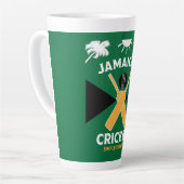 Tasse Latte Cricket jamaïcain (Angle gauche)