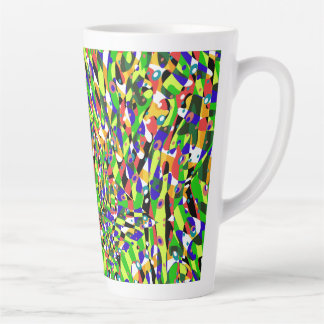Tasse Latte Crier à l'extérieur