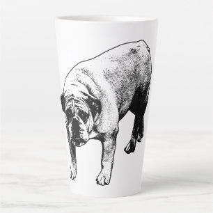 Tasse Latte Crisp Noel Bulldog