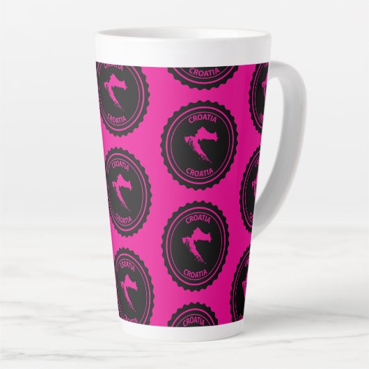 Tasse Latte Croatie (Angle droit)