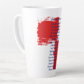 Tasse Latte Croatie (Angle gauche)