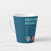 Tasse Latte Crochet Crochet à tarif horaire du Crochet (Angle gauche)