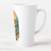 Tasse Latte Crocodile d'été sans fin - Rétro (Droite)