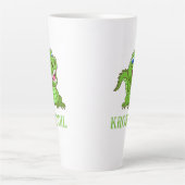 Tasse Latte crocodile vert (Devant)