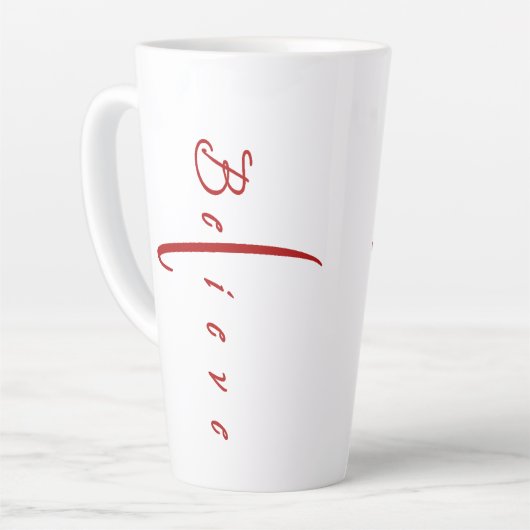 Tasse Latte Croire (Angle gauche)
