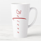 Tasse Latte Croire en croix (Droite)