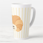 Tasse Latte Croissant jaune (Angle droit)