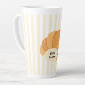 Tasse Latte Croissant jaune (Angle gauche)
