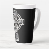 Tasse Latte Croix celtique (Angle droit)