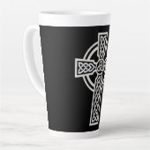 Tasse Latte Croix celtique (Angle gauche)