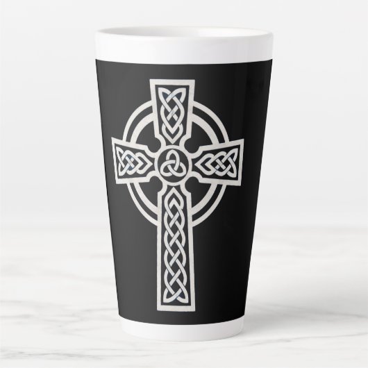 Tasse Latte Croix celtique (Devant)