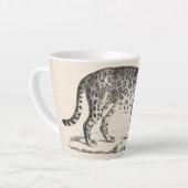Tasse Latte Croquis Brodtmann Leopard (Angle gauche)